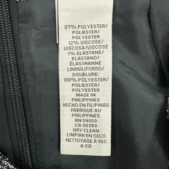 NWT ANNE KLEIN Women's Size 4 Tweed Suit Separate Pencil Skirt A-Line Gray - Picture 4 of 6